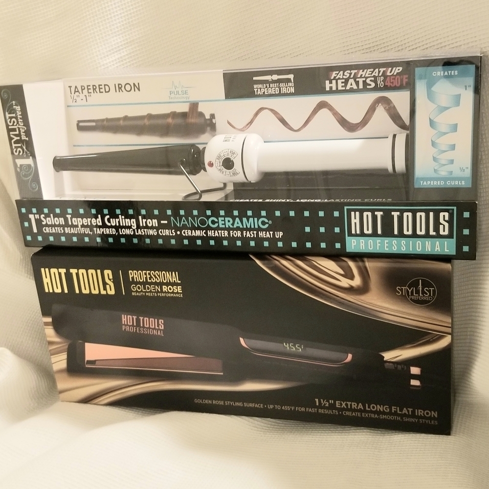 NEW IN BOX NEVER OPENED ___HOT TOOLS Prosessional Bundle 2 Items